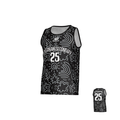 Sketch Sports Singlet - Black