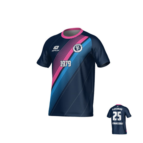 Velocity Jersey - Navy & Pink
