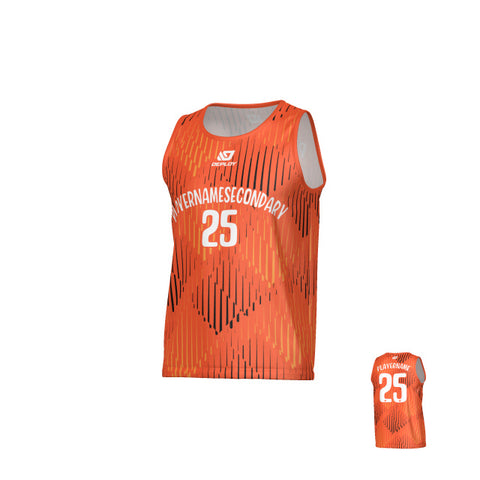 Drips Sports Singlet - Orange