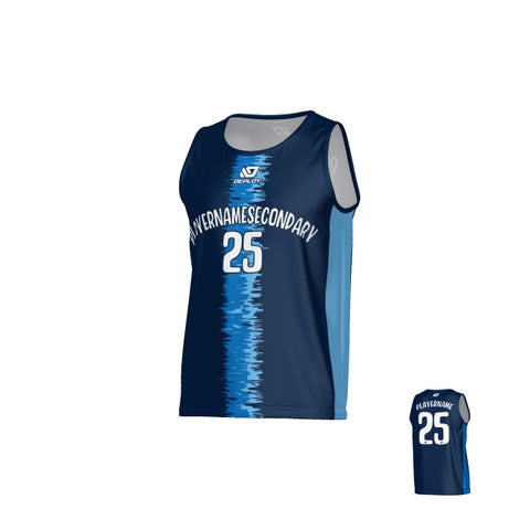 Quake Sports Singlet - Navy