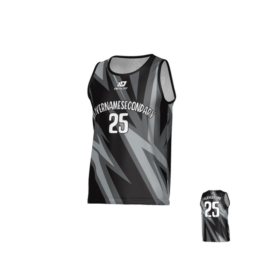 Strike Sports Singlet - Black