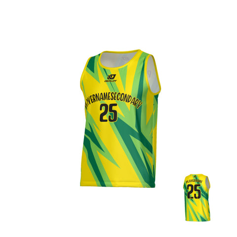 Strike Sports Singlet - Yellow