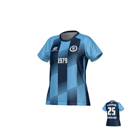 Vector Womens Jersey - Navy & Sky Blue