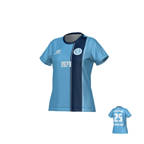 Edge Womens Jersey - Sky Blue & Navy