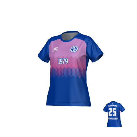 Echo Womens Jersey - Royal Blue & Purple