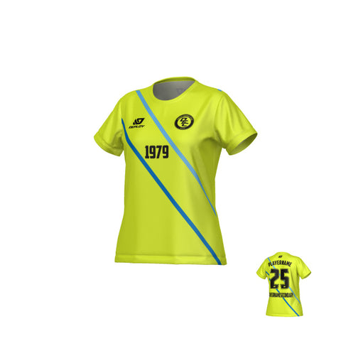 Tracks Womens Jersey - Neon Yellow