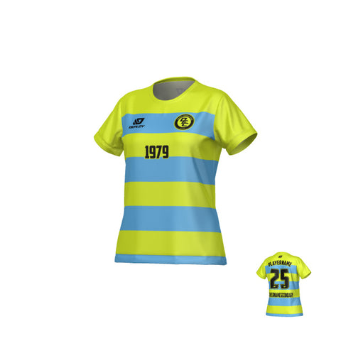 Hoops Womens Jersey - Neon Yellow
