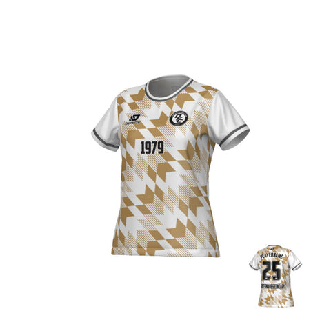 Leaves Womens Jersey - White