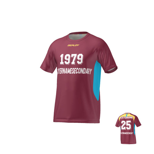 FLIGHT JERSEY 24 - MAROON - Deploy Football - Australia's Best Footballs & Soccer Balls
