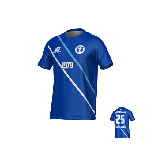 Tracks Jersey - Royal Blue & Sky Blue