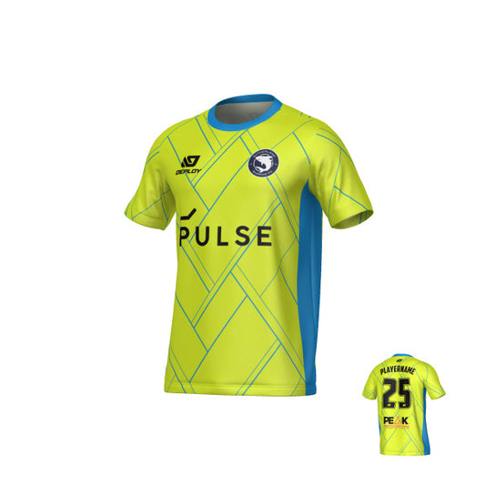 SUTHERLAND SHARKS SUMMER - PLAID - NEON YELLOW