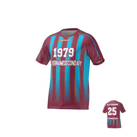 FLIGHT JERSEY 27 - MAROON - Deploy Football - Australia's Best Footballs & Soccer Balls