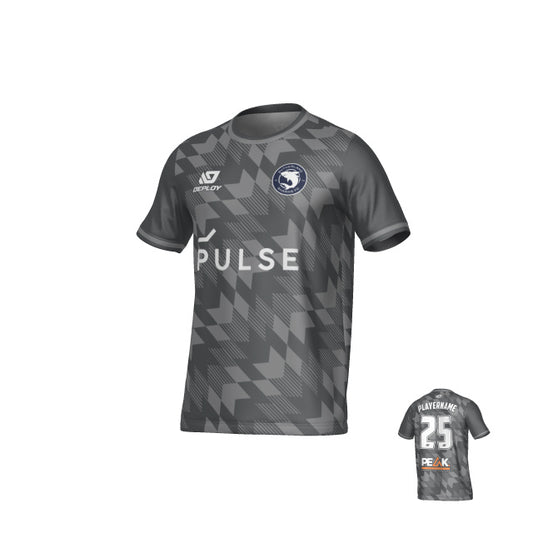 SUTHERLAND SHARKS SUMMER - LEAVES - GREY