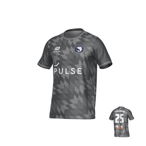 SUTHERLAND SHARKS SUMMER - LEAVES - GREY