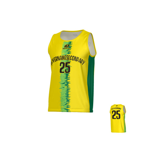 Quake Sports Singlet - Yellow