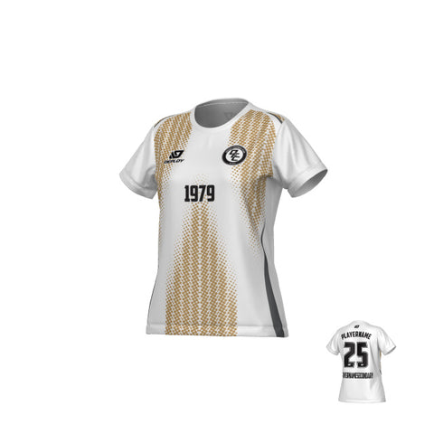 Halftone Womens Jersey - White