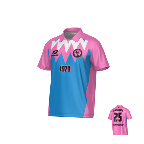 Carnival Collared Jersey - Pink
