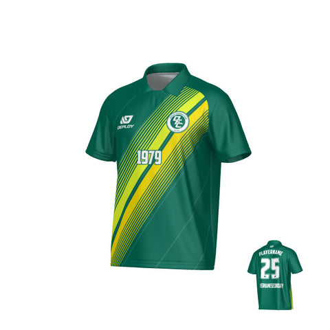 Velocity Collared Jersey - Green