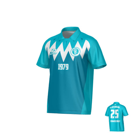 Carnival Collared Jersey - Teal