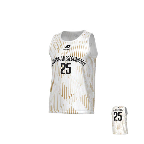 Drips Sports Singlet - White