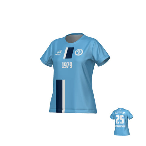Block Womens Jersey - Sky Blue & Navy