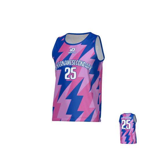 Bolts Sports Singlet - Royal Blue