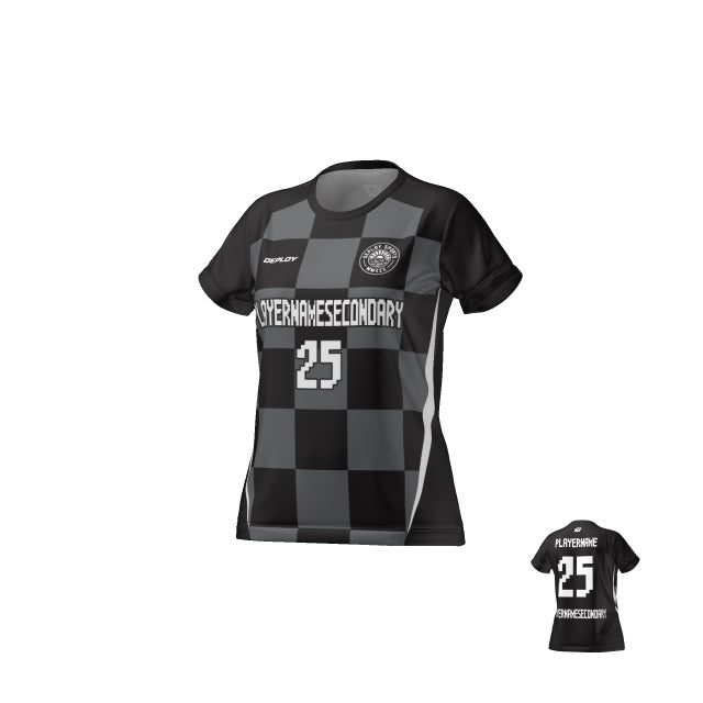 Flight Jersey Womens Checkers - Black