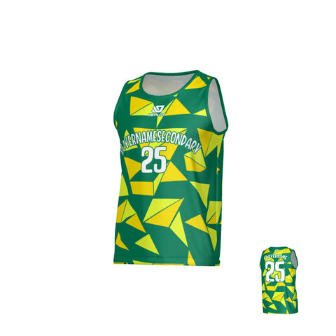 Shards Sports Singlet - Green