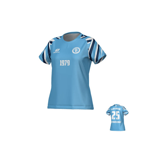 Surge Womens Jersey - Sky Blue & Navy