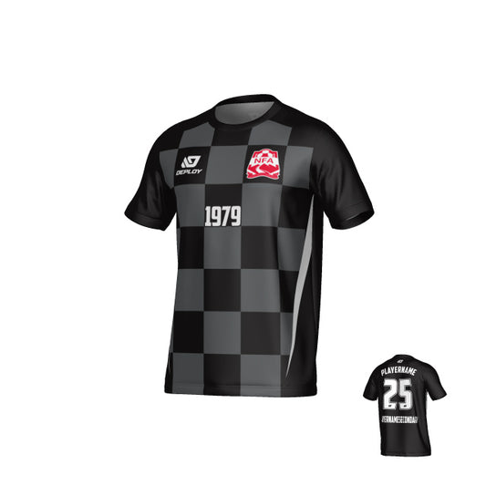 NEPEAN FA SUMMER - CHECKERS - BLACK