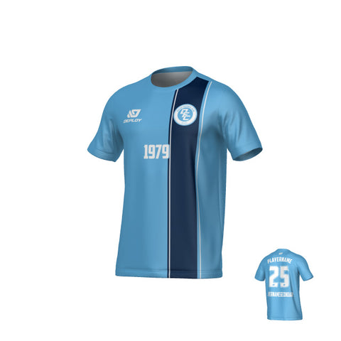 Edge Jersey - Sky Blue & Navy