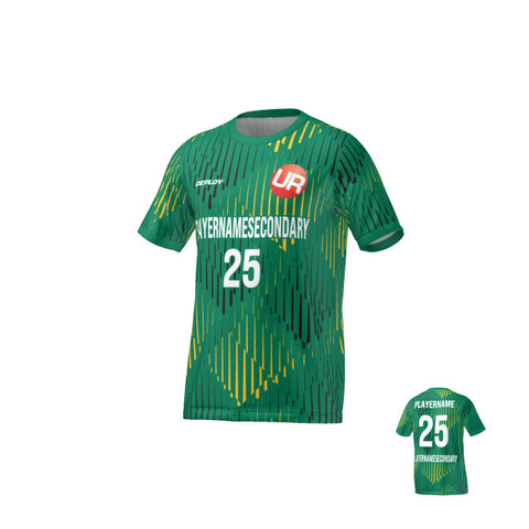 URBAN REC - FLIGHT JERSEY FADED - GREEN - Deploy Football - Australia's Best Footballs & Soccer Balls