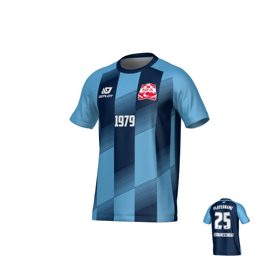 NEPEAN FA SUMMER - VECTOR - NAVY & SKY BLUE