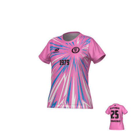 Burst Womens Jersey - Pink