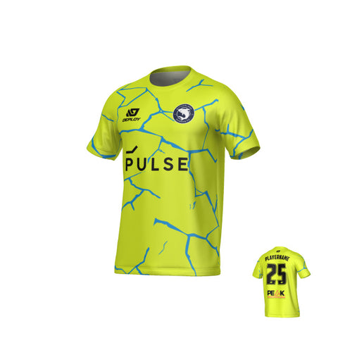 SUTHERLAND SHARKS SUMMER - CRACKS - NEON YELLOW