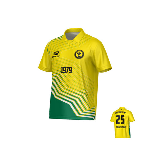 Circuit Collared Jersey - Yellow
