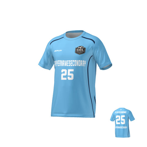 Street Ballers League - Flight Jersey Lines - Sky Blue