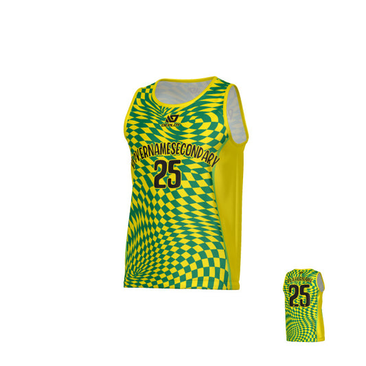 Vortex Sports Singlet - Yellow