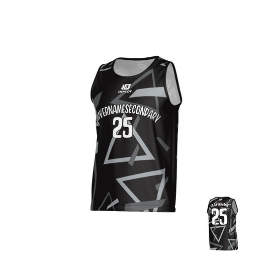 Triangle Sports Singlet - Black
