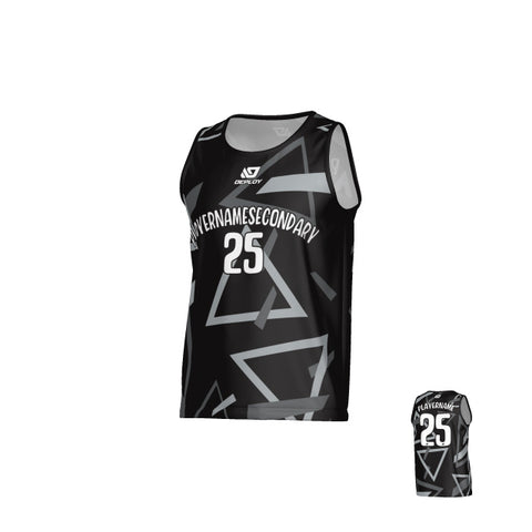 Triangle Sports Singlet - Black