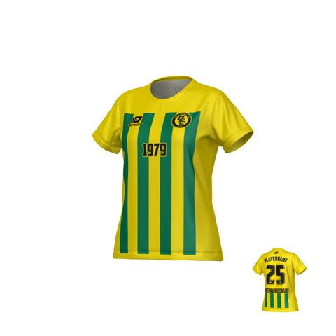 Bars Womens Jersey - Yellow