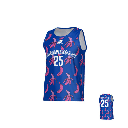 Banana Sports Singlet - Royal Blue