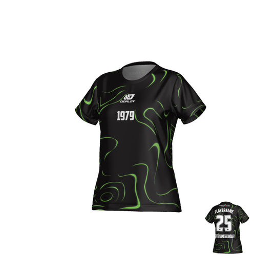 DUBBO 6s SUMMER - LADIES WAVE FLURO GREEN