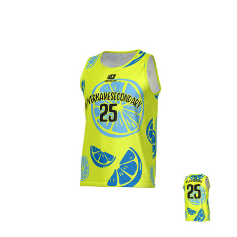 Oranges Sports Singlet - Neon Yellow