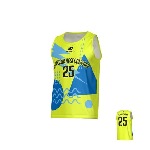 Nova Sports Singlet - Neon Yellow