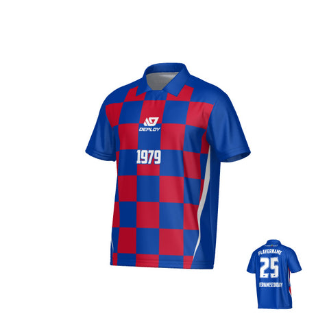 DUBBO 6s SUMMER - CHECKERS ROYAL BLUE