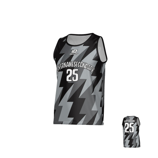 Bolts Sports Singlet - Black
