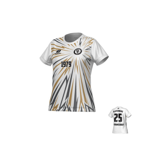 Burst Womens Jersey - White
