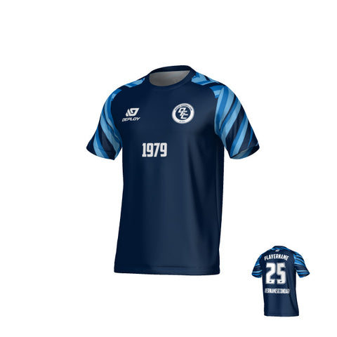 Surge Jersey - Navy & Sky Blue