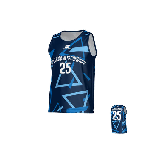 Triangle Sports Singlet - Navy